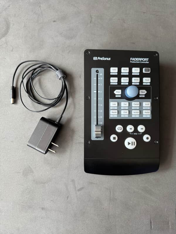 PreSonus FaderPort USB DAW Transport Controller with Motorized Fader 2018 - Present - Black image 1