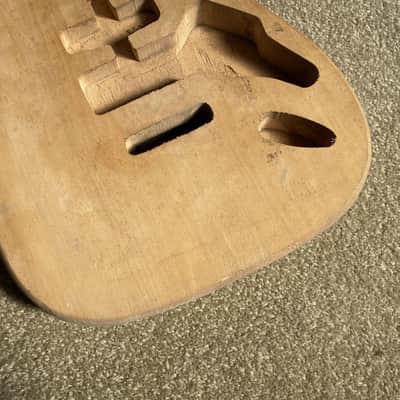 SSH Basswood Unfinished Guitar Body image 2
