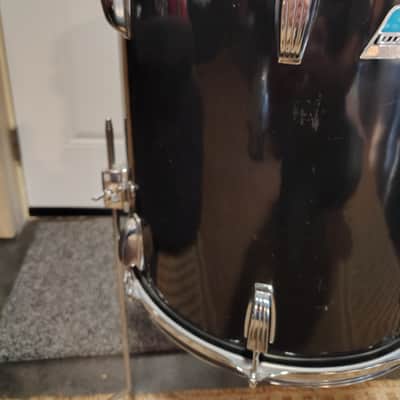 Ludwig Maple 🍁 16x16 Floor Tom 1970's - Black Wrap image 3
