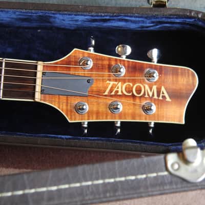 Tacoma Jumbo JK-50CE4 with Original Hard Case refinished KOA Back and Sides. image 10