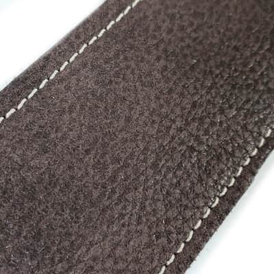 Dark Brown Premium Leather Guitar Strap - Brown Leather Guitar Strap - 100% Leather Guitar Strap-Acoustic, Electric Bass Guitars image 2