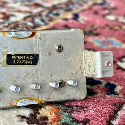 2 x 1961-1965 Gibson Patent Number sticker PAF humbucker pickup image 8