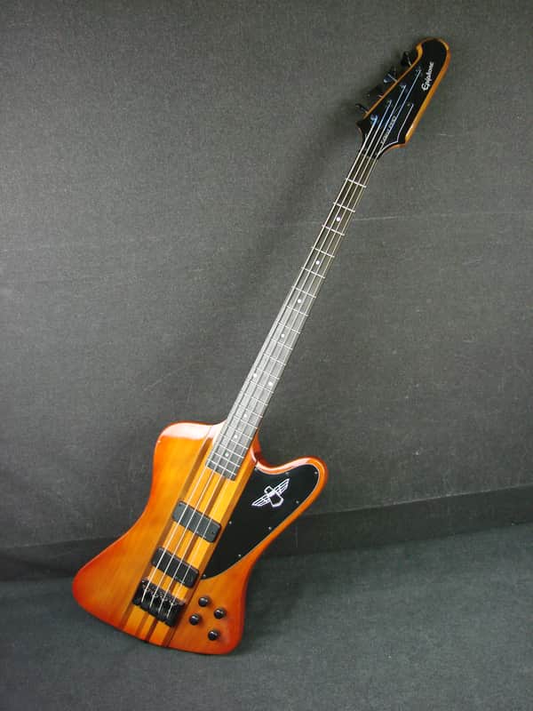 2013 Epiphone Thunderbird Pro-IV Electric Bass Guitar Sunburst w/Case image 1