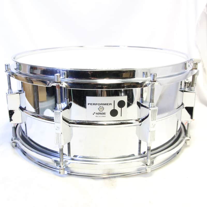 Sonor D-456 Performer 14x6.5" 8-Lug Steel Snare Drum 1984 - 1994 image 1