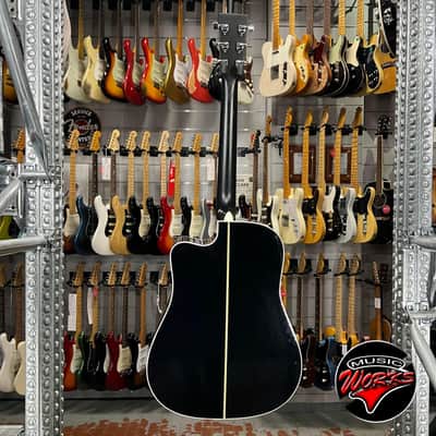 Martin   DC E Dreadnought Black image 9