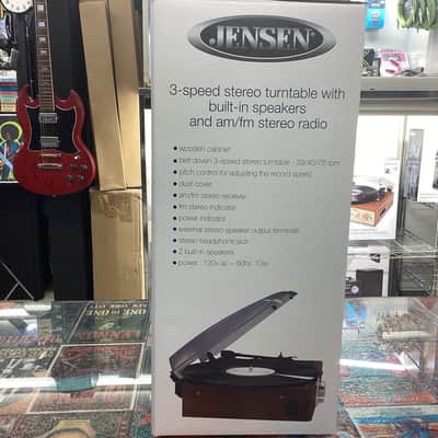 Jensen JTA 222 3 speed stereo turntable image 5