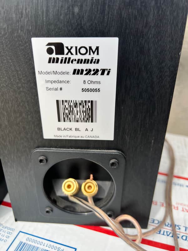 Axiom Audio Home Theater speakers model M22ti in great condition