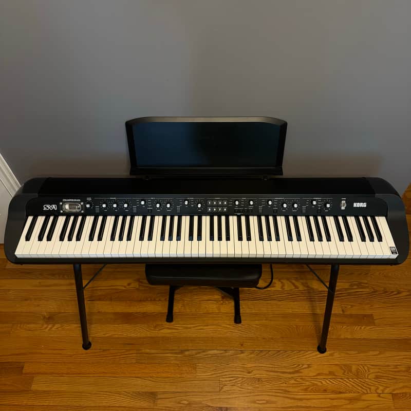 Korg SV1-88 Stage Vintage Digital Piano 2009 - Present - Black with White / Black Keys image 1