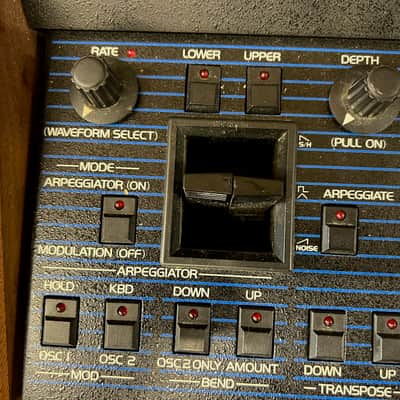 Oberheim OB-8 61-Key 8-Voice Synthesizer 1983 - Blue with Wood Sides image 6