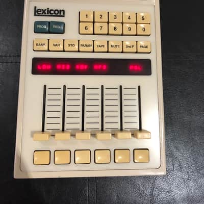 Lexicon 224XL Digital Reverberator with LARC Remote 1980s - Black / White Remote image 6