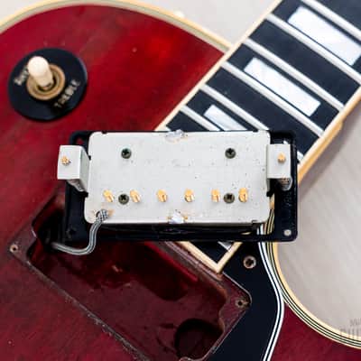 1975 Gibson Les Paul Custom Vintage Guitar Cherry w/ T Tops, Case image 17