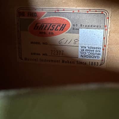 Gretsch 6118 Double Anniversary 1964 - Green image 6