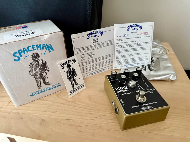Spaceman Wow Signal Alien Fuzz Communicator Limited Edition Bronze Handwired Zak Built image 1