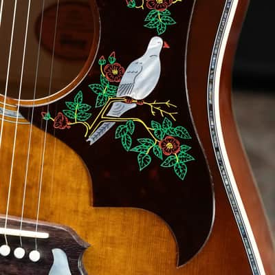 Gibson Dove Anniversary Limited Edition Acoustic/Electric Guitar - Cremona Burst with Hardshell Case image 11
