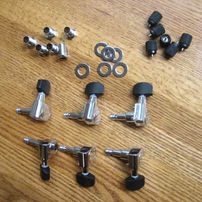 Godin Locking Tuner Set -- Machine Heads , tuning keys Ebony image 2