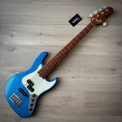 Sadowsky MetroExpress 21-Fret Hybrid P/J Bass, Morado Fingerboard, 5-String - Solid Ocean Blue Metallic High Polish (SMX21HP5 J2R OKU FR) image 2