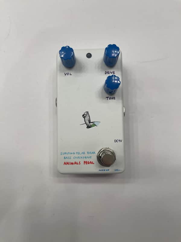 Animals Pedal Surfing Polar Bear Bass Overdrive Guitar Effect Pedal image 1