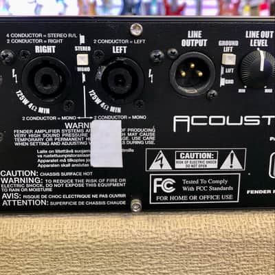 Fender Acoustasonic Ultralight Stereo 2x125 Watt Amp & 2x8” Stereo Cab - Pre Owned image 16