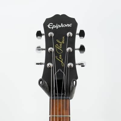 Used Epiphone Les Paul Special VE Vintage Worn Ebony Electric Guitar image 3