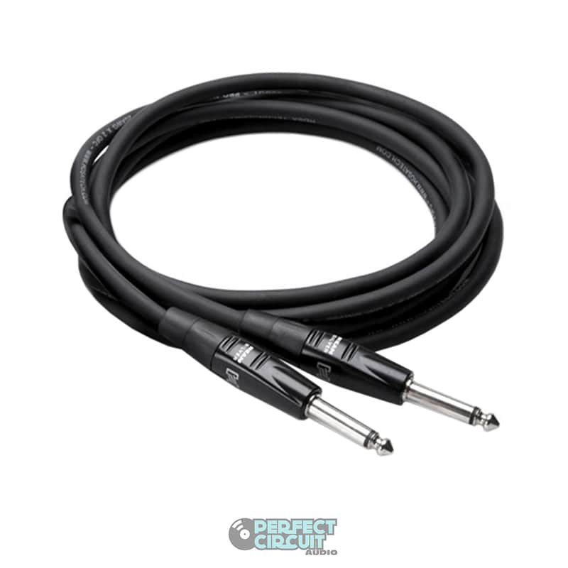 Hosa HGTR-025 REAN 1/4" TS Straight to Same Pro Guitar/Instrument Cable - 25' image 1