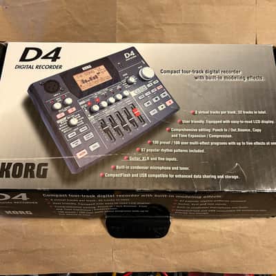 Korg D4 Digital Recorder 2010s Excellent Condition in Box with original Power Supply and Users Manual image 16