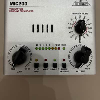 Behringer Tube Ultragain MIC200 Vacuum Tube Modeling Preamplifier 2012 - Present - Standard image 2