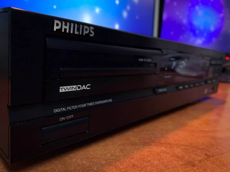 PHILIPS CD610 🌈RaRe🌈 Vintage Stereo CD/CDR Deck image 1
