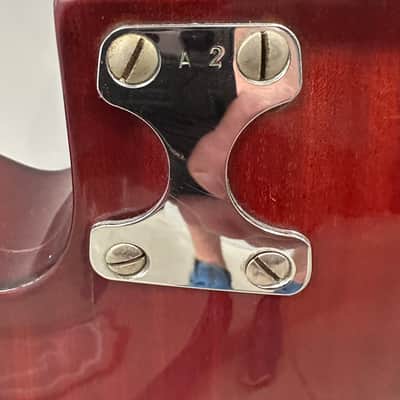 Julio Giuletti A2 Archtop 1960’s - Translucent red wood grain image 5