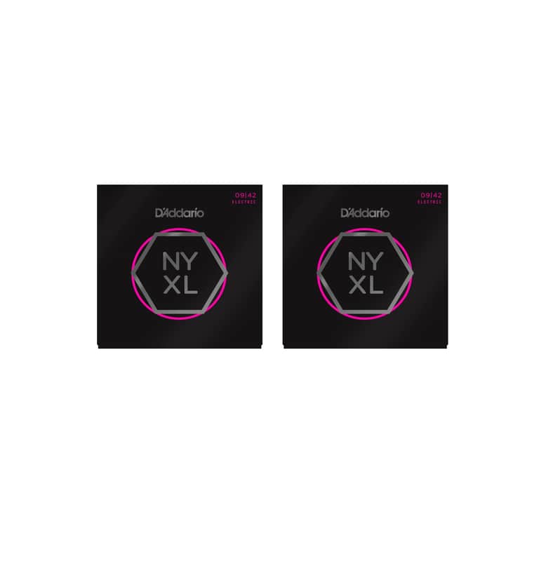 D'Addario Guitar Strings 2-Pack NYXL 0942  Electric  Light Gauge 09-42 image 1