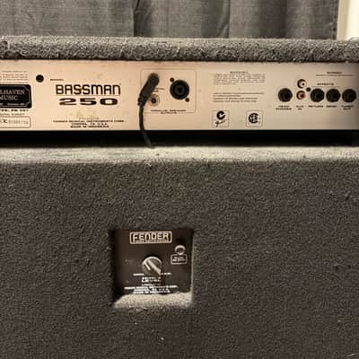 Fender Bassman 250/115 250-Watt 1x15" Bass Combo 2010s - Black image 4