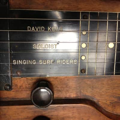 Very Rare Koa Wood Lap Steel Made for Hawaiian David Keli'i  Natural with Original Case Vintage Rare image 7