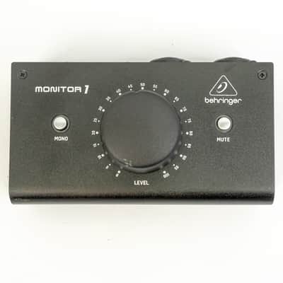 Behringer MONITOR1 Passive Stereo Monitor Volume Controller Desktop Mute Mono image 1