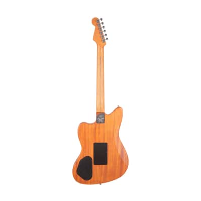 2021 Fender American Acoustasonic Jazzmaster, Arctic White, US216XXXX image 3