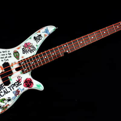 Custom Painted and Upgraded Yamaha RBX 260 With Matching Headstock And Graphics image 6