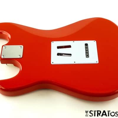 Kramer Focus VT-211S BODY & HARDWARE Mahogany Guitar Parts Red image 2