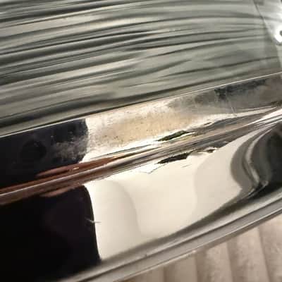 1960s Rogers Luxor 5” x 14” Snare Drum - Steel Grey Ripple image 15
