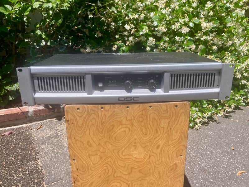 QSC GX3 2-Channel Power Amplifier - Silver image 1