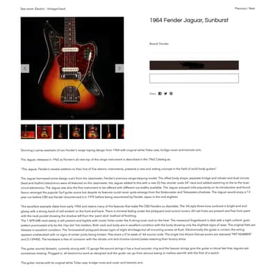 Fender Jaguar 1964 - L Series Pre CBS image 2