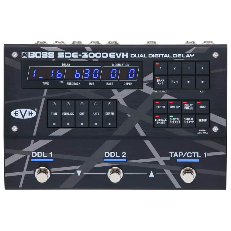 Boss SDE-3000EVH Dual Digital Delay Pedal - EVH Edition image 1
