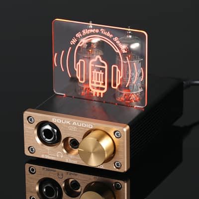 Douk Audio U10 HiFi Valve Stereo Tube Preamp/amplifier 6.35mm/3.5mm 6A2 + Free shipping image 2