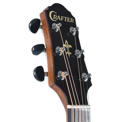 Crafter Silver Series 250 Dreadnought Acoustic Electric Guitar - Brown Sunburst image 4