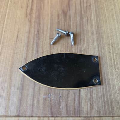 Vintage Early 1960's Gretsch Guitar Truss Rod Cover w/ Mounting Screws! image 1