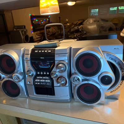 Aiwa JAX‑S5 Stereo System CD Cassette AM/FM Mini Hi‑Fi Component Tested Clean image 4