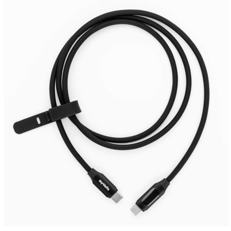 MYVOLTS STEP UP USB-C TO USB-C PD CABLE WITH LCD POWER METER : BRAND NEW :  [DETROIT MODULAR] image 1