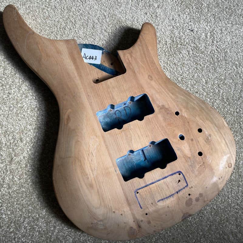 DIY Solid Alder Wood Bass Guitar Body DIY Project image 1