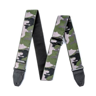 Jim Dunlop Electric Guitar Strap Jacquard Ranger Green D6716 image 1