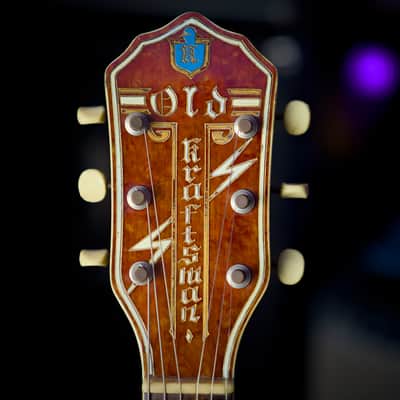 Rare Vintage 1950’S Old Kraftsman Thin Twin Jimmy Reed Hollow Body Lightening Finish image 8