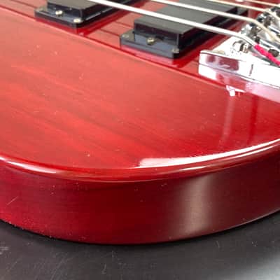 Greco TVB-650 Mahogany 30" Short Scale Used Electric Bass Guitar Made in Japan 1990s image 8