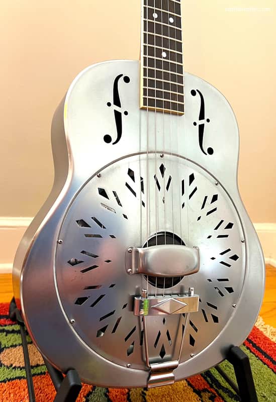National Reso-Phonic RAW Steel PICCOLO Guitar 2024 image 1