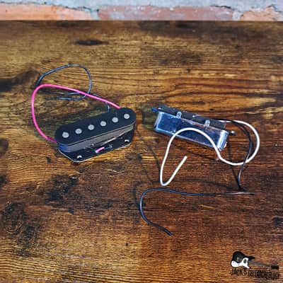 Squier Telecaster Pickups (2010s - Chrome/Black) image 1